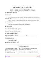 Giáo án Ngữ văn 6 bài 32: Ôn tập về dấu câu (dấu phẩy)
