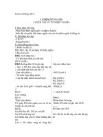 Giáo án Tiếng Việt 5 tuần 7 bài: Luyện từ và câuLuyện tập về từ nhiều nghĩa