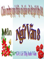 Bài giảng điện tử môn ngữ văn lớp 8 thông tin về ngày trái đất năm 2000 