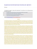 Suy nghĩ của anh chị về tình bạn tình yêu ở lứa tuổi học sinh