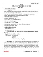 Giáo án Ngữ văn 6 bài 23: Đêm nay Bác không ngủ