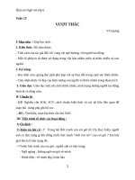 Giáo án Ngữ văn 6 bài 21: Vượt thác