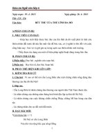 Giáo án Ngữ văn 6 bài 30: Bức thư của thủ lĩnh da đỏ