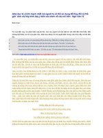 Giáo dục là vũ khí mạnh nhất mà người ta có thể sử dụng để thay đối cả thế giới  anh chị hãy trình bày ý kiến của mình về câu nói trên