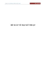 Thuyết minh đề xuất kỹ thuật (Biện pháp thi công) gói thầu Cống hộp