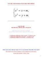 toanmath com   hệ thống bài tập trắc nghiệm chuyên đề hệ phương trình chứa tham số – lương tuấn đức 