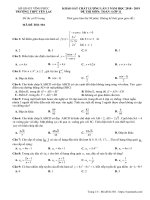 toanmath com   đề khảo sát toán 11 lần 3 năm 2018 – 2019 trường THPT yên lạc – vĩnh phúc 