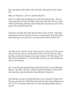 BỨC THƯ đoạt GIẢI NHẤT CUỘC THI VIẾT THƯ QUỐC tế UPU năm 2017 