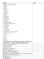 Cụm và từ vựng ECO 1 2 3 4 5   FULL HD 