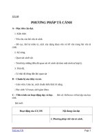 Giáo án Ngữ văn 6 bài 21: Phương pháp tả cảnh, Viết bài tập làm văn số 5