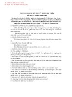 Ngân hàng câu hỏi thi kết thúc học phần kỹ thuật nhiệt (đỗ mạnh cường)