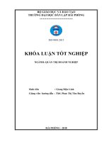 Biện pháp cải thiện tình hình tài chính tại Công ty TNHH thương mại vận tải Hải Đạt