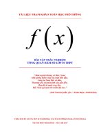 305 bài tập trắc nghiệm tổng quan chủ đề hàm số toán 10   lương tuấn đức