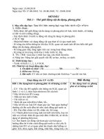 Giáo án cả năm sinh học 7