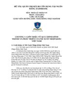 DỀ TAI QUẢN TRỊ RỦI RO TÍN DỤNG TẠI NGÂN HÀNG EMXIBANK