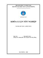 Hoàn thiện công tác kế toán nguyên vật liệu tại Công ty TNHH Một thành viên Duyên Hải – Xí nghiệp 7