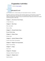 AZAR GRAMMAR SERIES expansion activities advanced level 3rd edition 