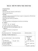 Giáo án Ngữ văn 6 bài 24: Hoán dụ