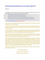 Bình luận về đức tính siêng năng cần cù của con người