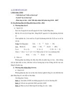 Tóm tắt lý thuyết phản ứng oxi hóa khử, cân bằng phản ứng
