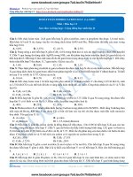 tuyển tập bài toán hóa hidrocacbon