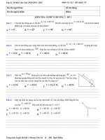 Kiểm tra 15 phút chương 2 lần 1   đề 1 