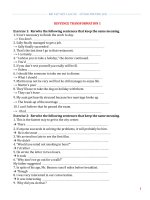 BAI TAP VIET LAI CAU   CO MAI PHUONG  