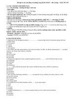 LÝ THUYẾT + BT + CHỮA CHI TIẾT câu bị ĐỘNG 