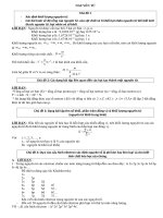 Các dạng bài tập về nguyên tử và bảng tuần hoàn