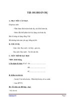 Giáo án Ngữ văn 6 bài 24: Hoán dụ