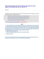 Nhận xét về giọng điệu trẩn thuật và nghệ thuật xây dựng nhân vật của nguyễn khải trong một người hà nội