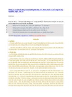 Rừng xà nu cho ta thấy rõ sức sông bất diệt của thiên nhiên và con người tây nguyên