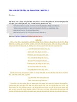 Cảm nhận bài tây tiến của quang dũng