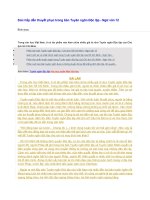 Sức hấp dẫn thuyết phục trong bản tuyên ngôn độc lập