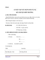 Giáo án Ngữ văn 6 bài 11: Luyện tập xây dựng bài tự sự  Kể chuyện đời thường