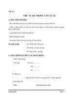 Giáo án Ngữ văn 6 bài 9: Thứ tự kể trong văn tự sự