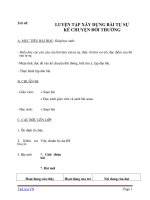 Giáo án Ngữ văn 6 bài 11: Luyện tập xây dựng bài tự sự  Kể chuyện đời thường