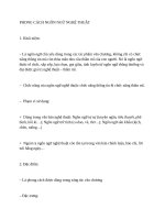 PHONG CÁCH NGÔN NGỮ NGHỆ THUẬT 