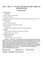 Giáo án Ngữ văn 6 bài 4: Sự tích hồ Gươm