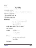 Giáo án Ngữ văn 6 bài 8: Danh từ