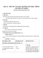 Giáo án Ngữ văn 6 bài 14: Con hổ có nghĩa