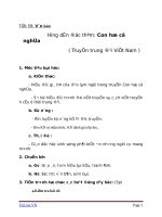 Giáo án Ngữ văn 6 bài 14: Con hổ có nghĩa