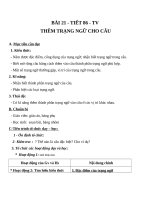 Giáo án Ngữ văn 7 bài 21: Thêm trạng ngữ cho câu