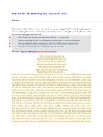 Phân tích khổ đầu bài thơ tây tiến