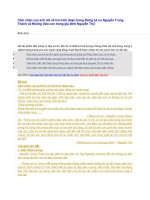 Cảm nhận của anh chị về hai trích đoạn trong rừng xà nu nguyễn trung thành và những đứa con trong gia đính nguyễn thi