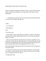 PHÂN TÍCH NHẬN ĐỊNH về TRUYỆN của THẠCH LAM 