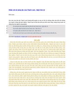 Nhận xét về sáng tác của thạch lam