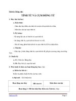 Giáo án Ngữ văn 6 bài 15: Tính từ và cụm tính từ