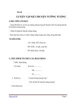 Giáo án Ngữ văn 6 bài 13: Luyện tập kể chuyện tưởng tượng