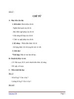 Giáo án Ngữ văn 6 bài 13: Chỉ từ